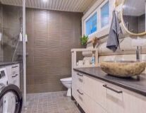 sink, bathroom, indoor, design, plumbing fixture, bathtub, interior, countertop, tap, shower